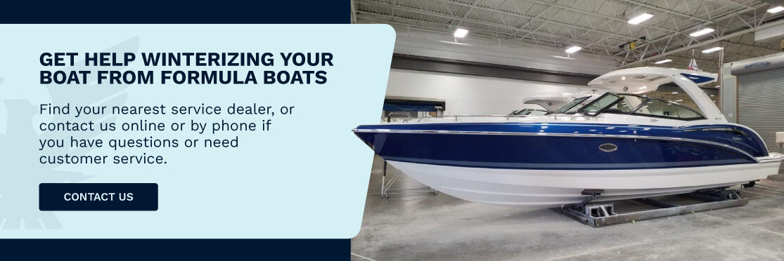 Get Help Winterizing Your Boat From Formula Boats