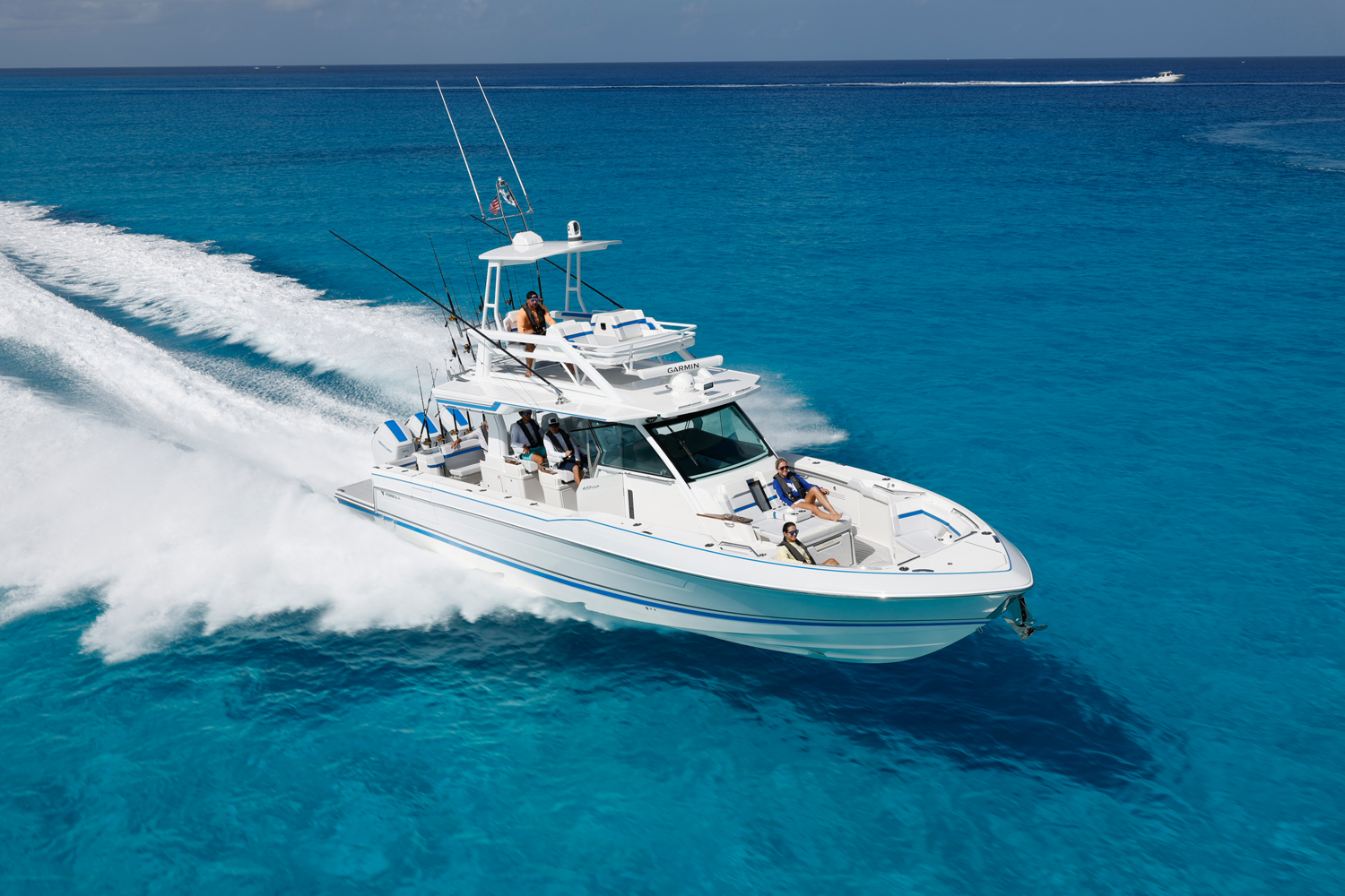 center console fish boat